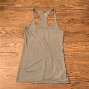 GAP Fit Racerback Workout Tank in Oatmeal